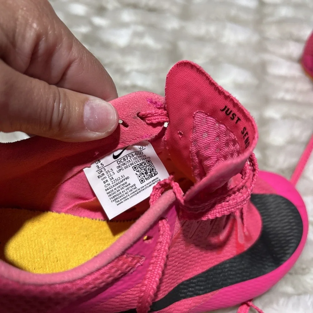 Nike Zoom Rival Track & Field Spikes Pink Youth 3.5 DC8753-600